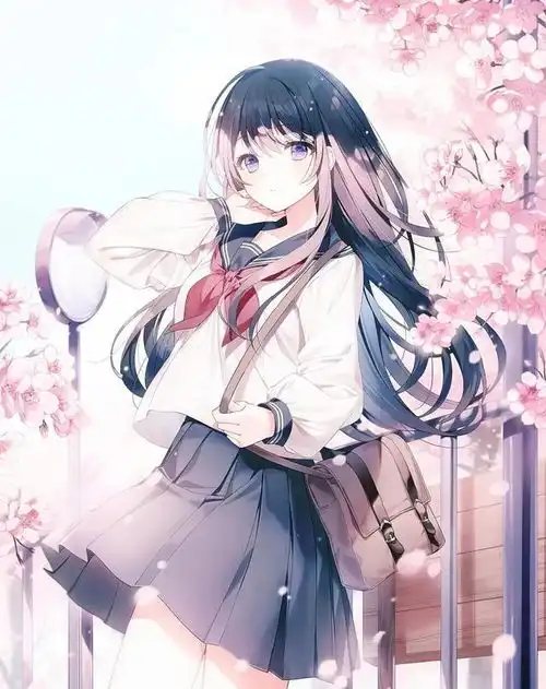 洁白如雪二次元少女88