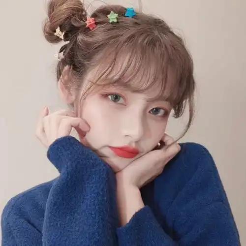 韩国蓝色系女生头像文案