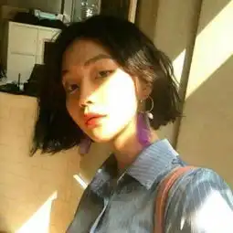 波波头卡通女生头像陈鲁