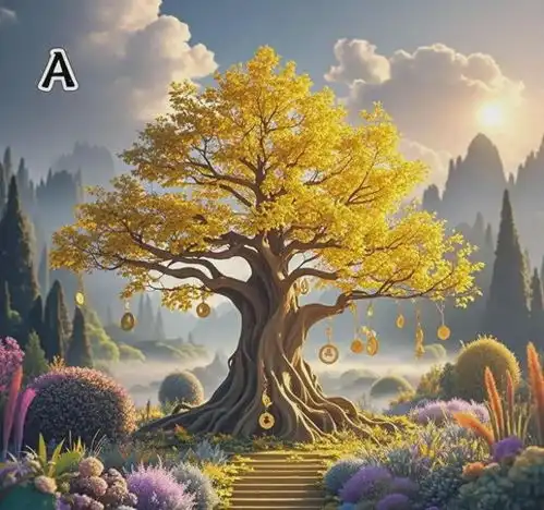 4棵摇钱树,你觉得哪个能招财测你不久的将来有没有横财到来