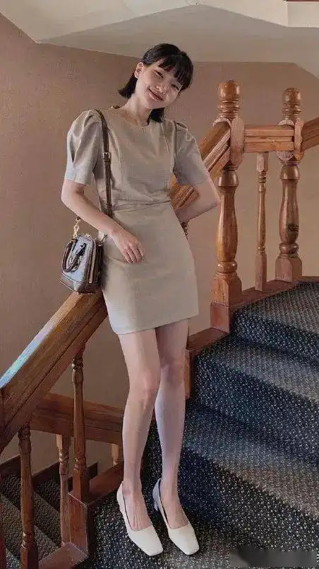 超甜美的韩系穿搭,上身温柔显气质,做一回淑女吧