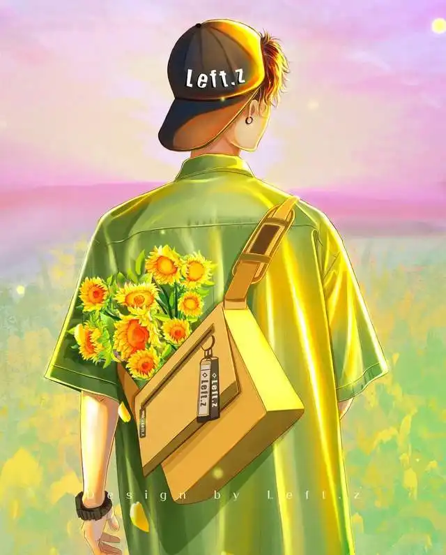 绝美光影插画头像2,男女头像情侣头像