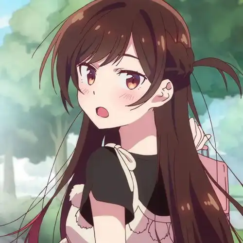 租借女友水原千鹤头像,这样的理想女友,确定不要租一辈子