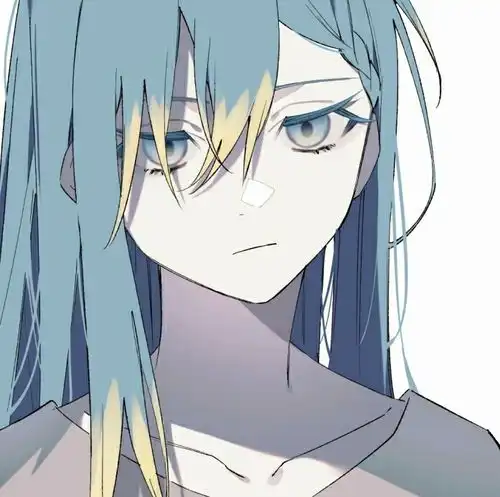 蓝色系动漫女头