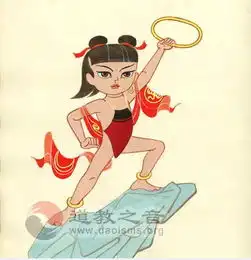 萌系头像一人哪吒闹海