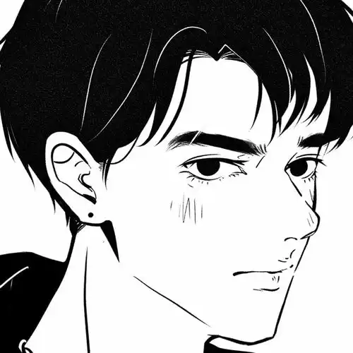 黑白系动漫情侣头像