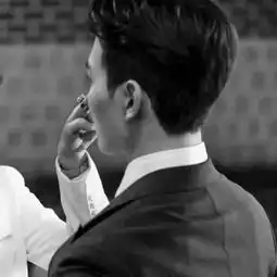 情侣头像高冷霸气黑白双人一对森林迷了路梦里失了心