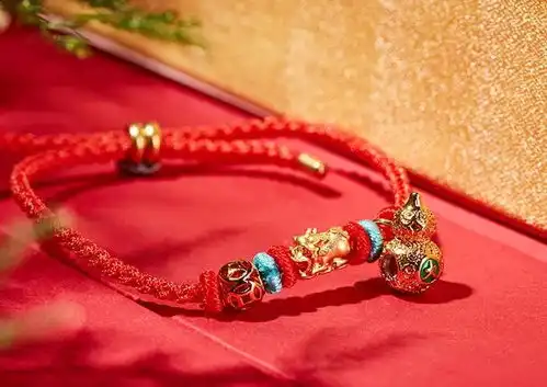 这才是新年要戴的红绳招财求好运纳福禄,红红火火一整年