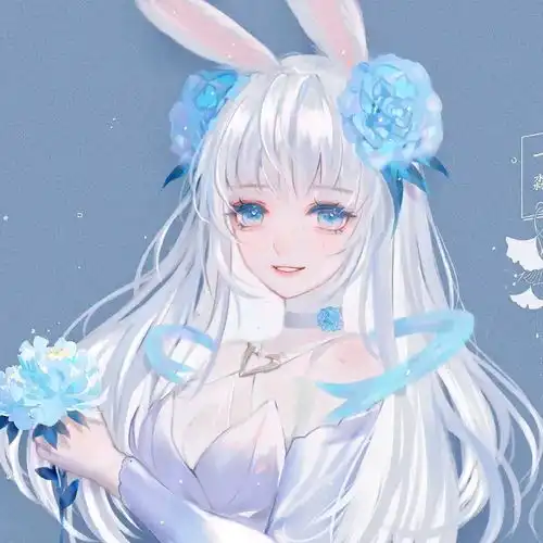 烟雨系古风头像动漫女生