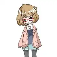 波波头短卷发卡通头像