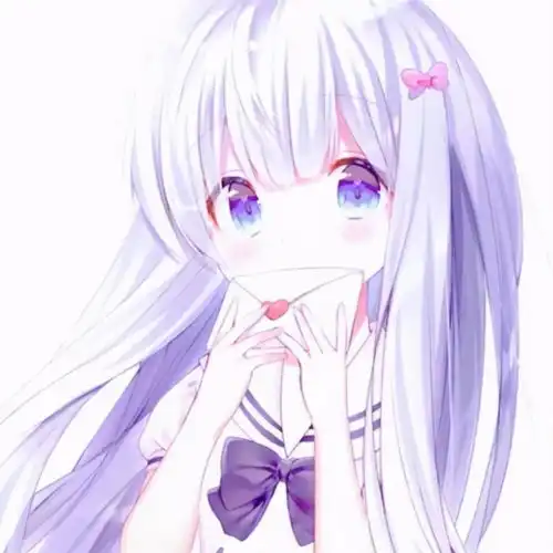 精选蓝色系女生动漫头像,快来康康