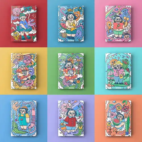 照片和小怪物一起的夏天