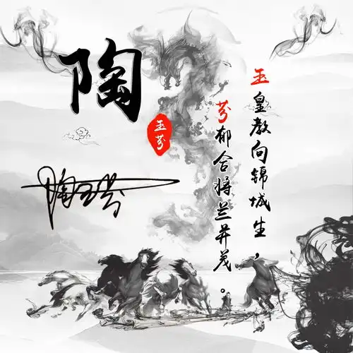 百家姓头像配上3d立体特效,商务励志签名头像,高端大气上档次