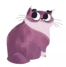 插画师花样画猫系列