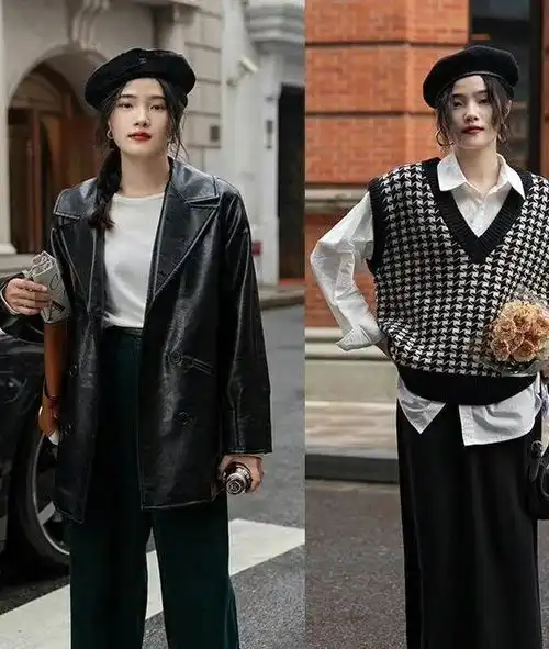 韩系大衣搭配男刘海