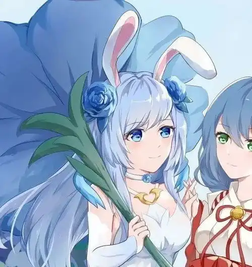 头像闺蜜头像两人,如果你不怕麻烦的话,可以麻烦喜欢我一下吗