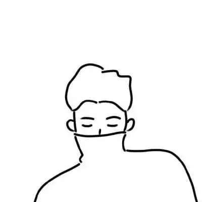 简约头像男生手绘头像系