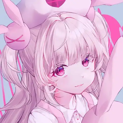 粉红色系头像男头动漫情