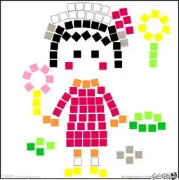 创意卡通人物小丸子彩绘图片