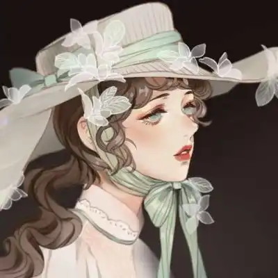 唐崎夜雨好看的二次元女生头像