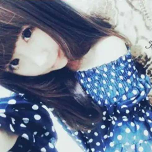 女生唯美清新头像蓝色系