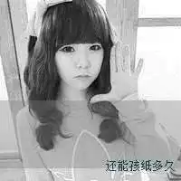 黑白系列头像女生微信头像图片大全