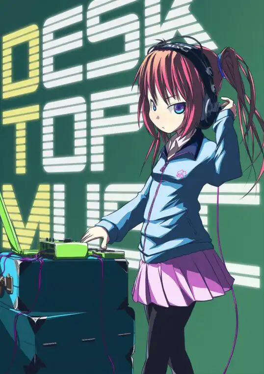 求二次元女生戴耳机的头像