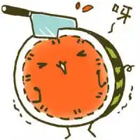 可爱的西瓜头像卡通图片不明所以的吃瓜群众