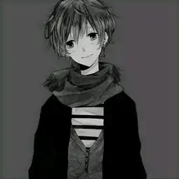 求白色动漫男头像