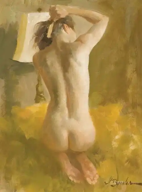 josephbowler治愈系人物油画