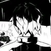 头像图片男生黑色系动漫