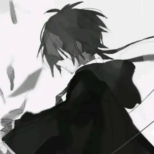 黑色动漫男生头像酷boy