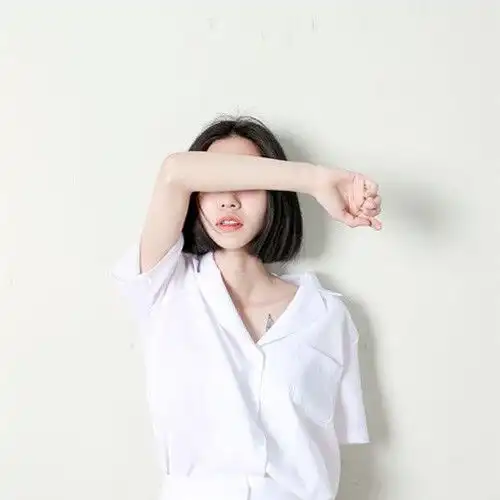 白色系头像女生高级感白