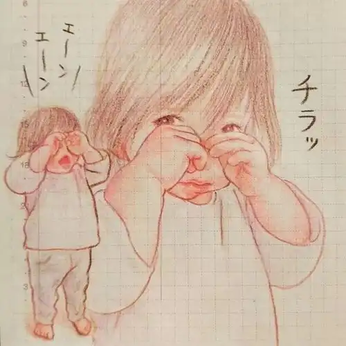 会画画的妈妈,用彩铅记录孩子每一个卖萌瞬间