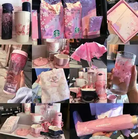 广州吃货疯狂星巴克女神节樱花特饮上市啦粉粉少女心今日饮咗未