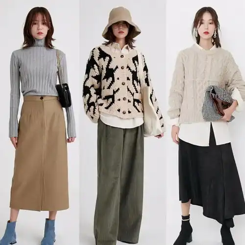 温柔的女生最养眼,试试韩系秋冬甜美气质穿搭,上班约会两不误