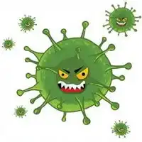 病毒卡通图片新型冠状病毒卡通可爱图片