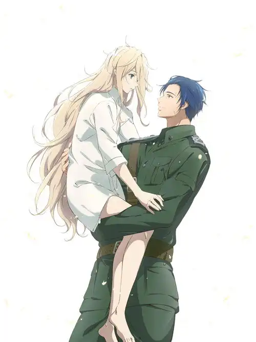 山本碧绘制的紫罗兰永恒花园薇尔莉特和少佐