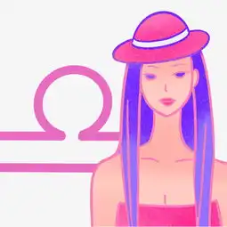 手绘12星座之天平座女生图片素材其他格式下载动漫人物大全