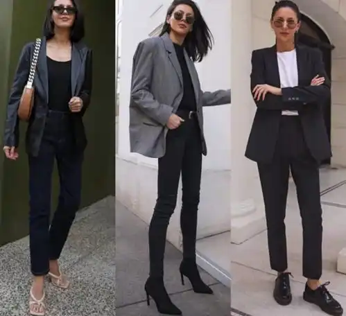 入秋后黑色系穿对了有多高级看她就知道,值得50岁女人借鉴