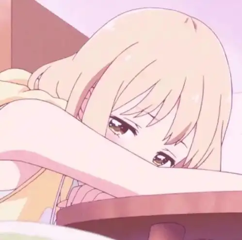 丧系动漫女生头像我没有多失望只是我要走了而已