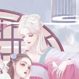 古风系三人闺蜜头像动漫