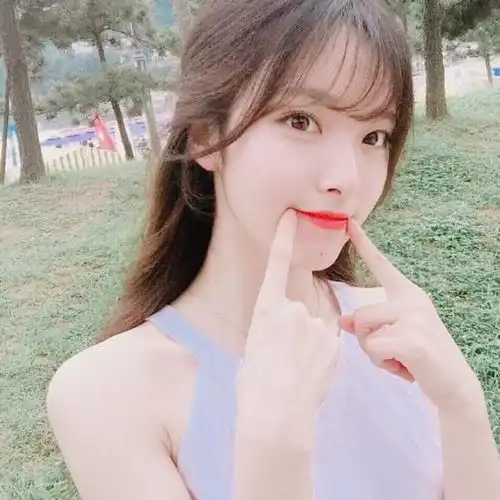 韩系美女头像图片真人头