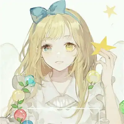 动漫女生头像元气满满的2018阳光正好趁微风不噪