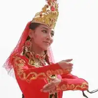 少数民族锡伯族美女高清头像