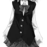 qq黑色头像系列动漫