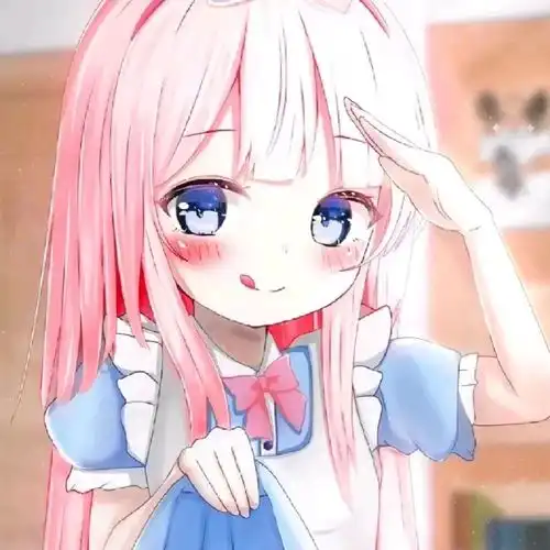 粉色系女漫头晓看天色暮看云