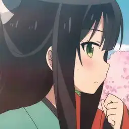 绿系女生动漫人物图片头