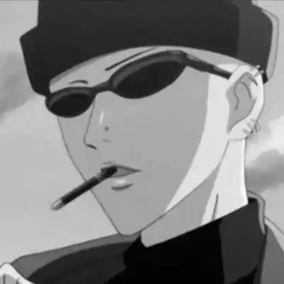 头像男动漫黑底男生