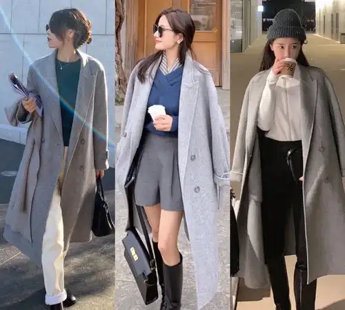 看了这么多韩系大衣look,还是她的穿搭最高级,简直是模板